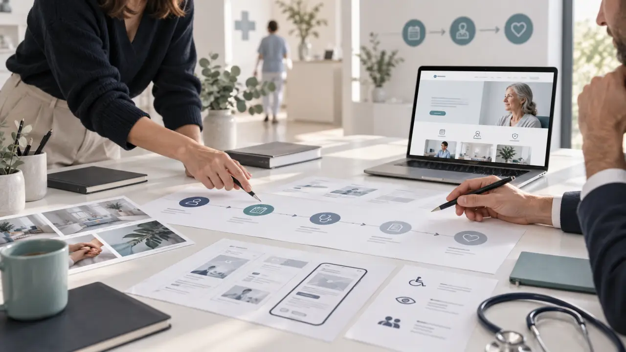 Une agence de création de site santé doit penser au parcours patient avant le design
